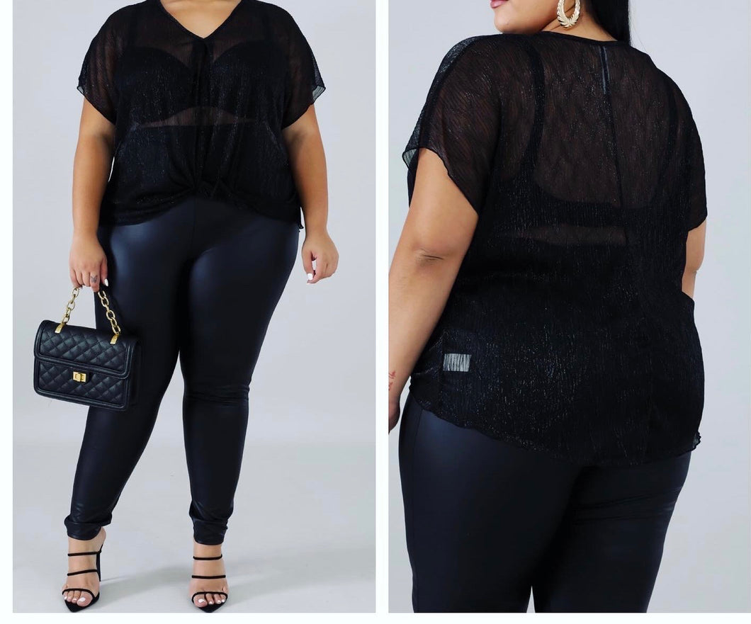 Ladies Night Sheer Blouse