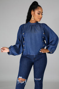 Chic Denim Top
