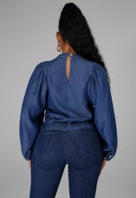 Load image into Gallery viewer, Chic Denim Top
