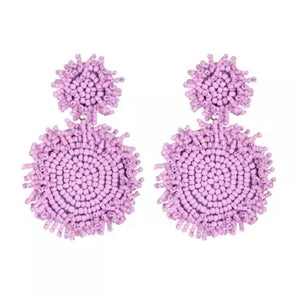 Tassel Beaded Earrings