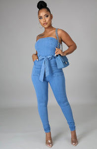 Chic Babe Denim Jumpsuit