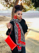 Load image into Gallery viewer, Linen Leopard Print Fashion Scarves
