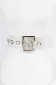 Chic Transparent Wide Belt
