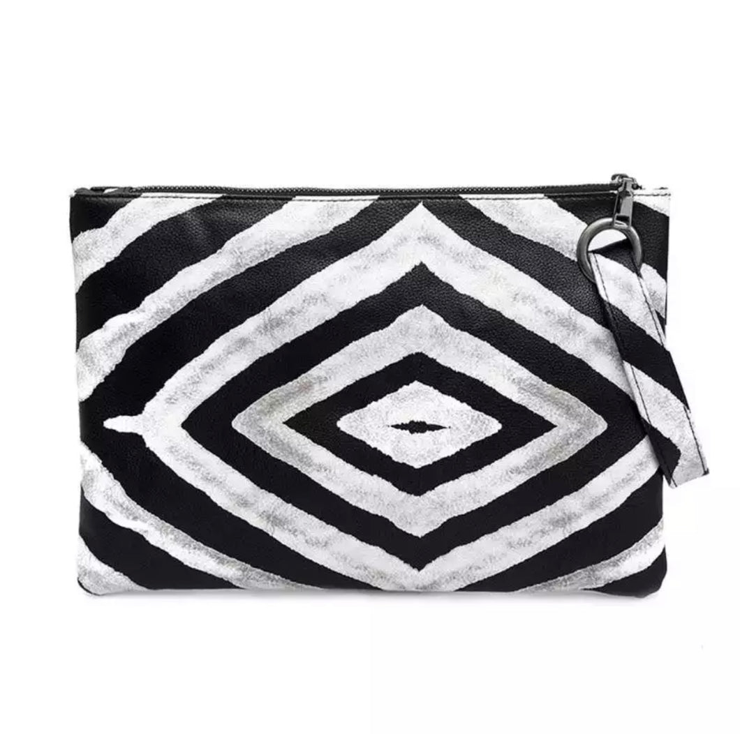 Zebra Clutch Bag