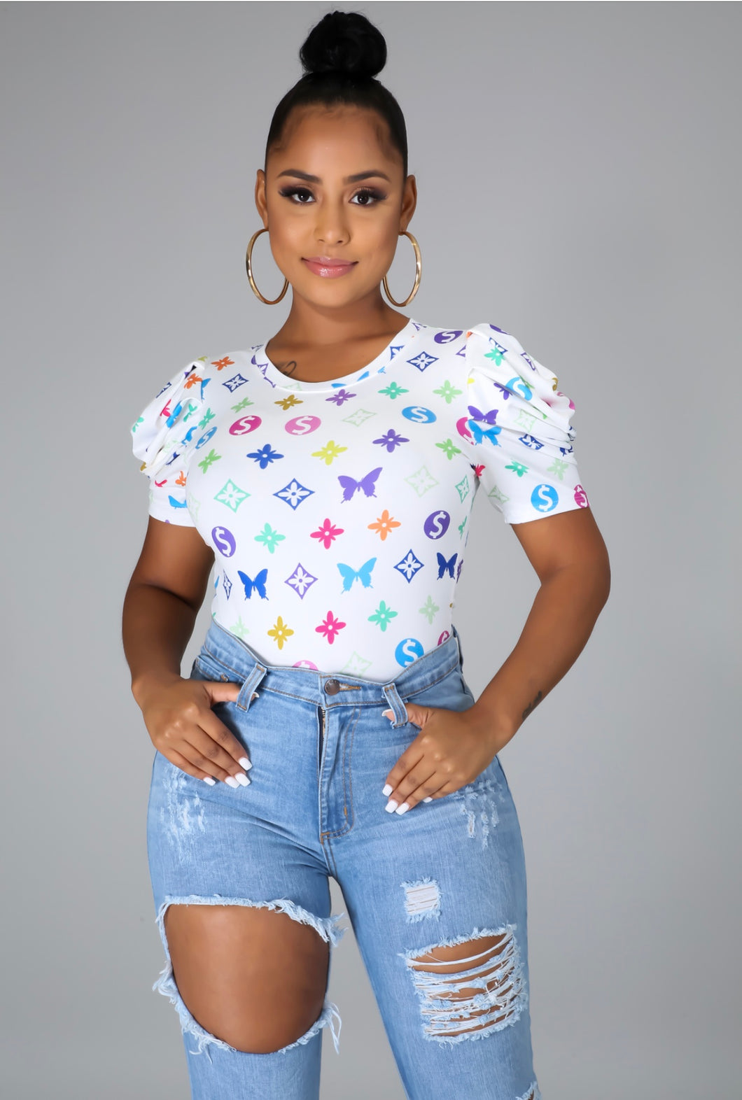 Sassy Short Sleeve Top