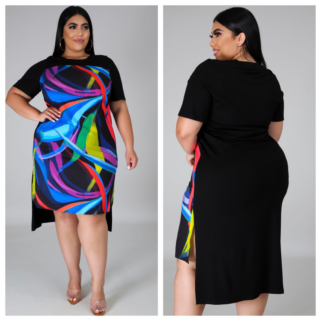 Colorful Tunic Dress